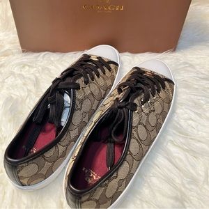 Coach Signature Canvas Shoes